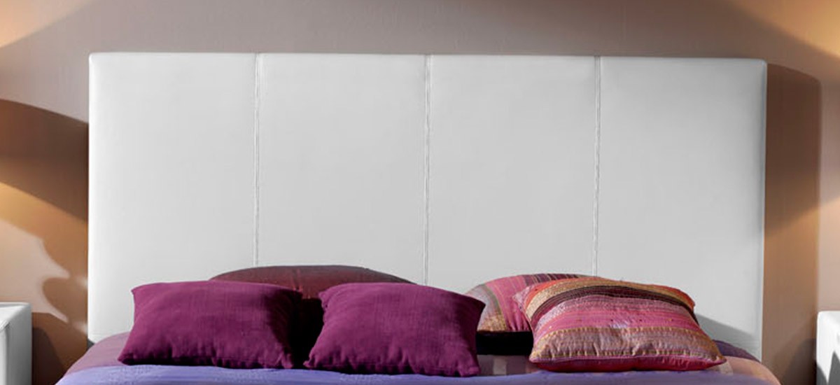 Cabecero de cama tapizado Polipiel Liso
