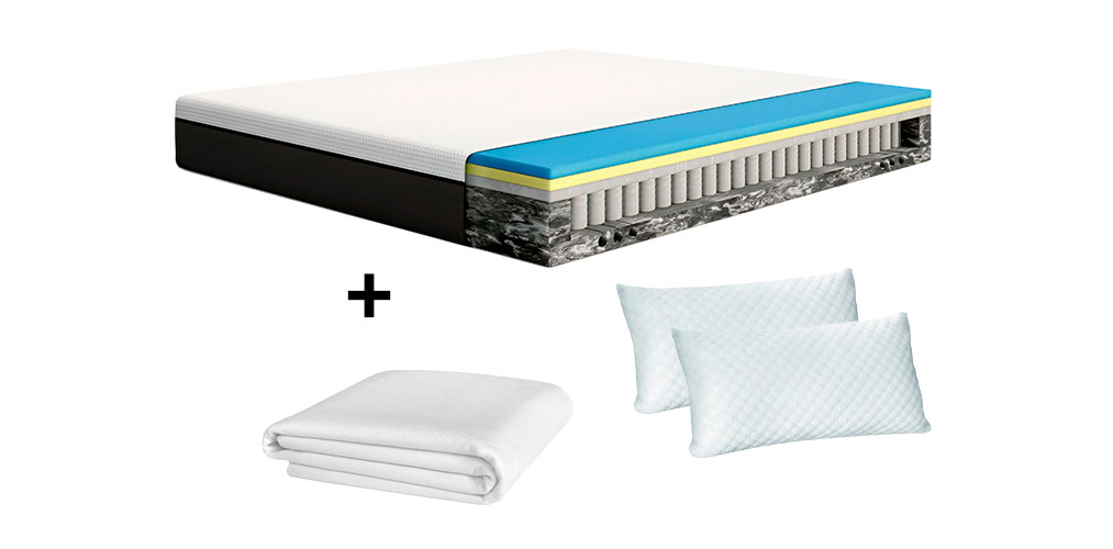 Pack Ahorro Colchón Emma Hybrid y Pack Complementos