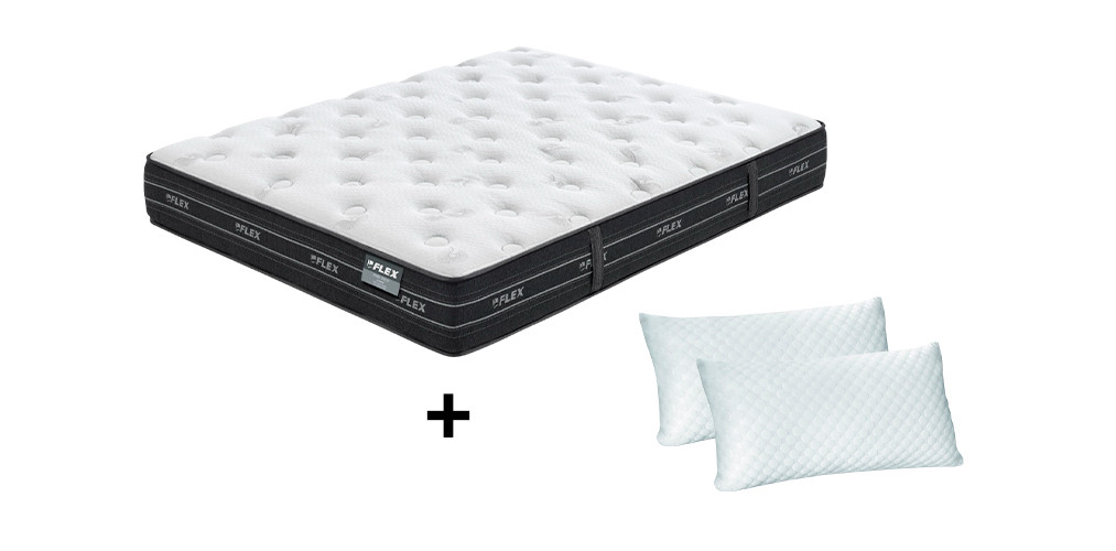 Pack ahorro Colchón Flex Nube Visco y almohadas viscoelásticas