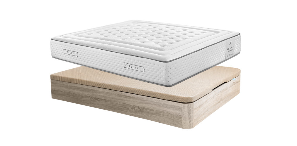Pack Relax de Colchón Magnum Medium y Canapé Musa de 32 cm
