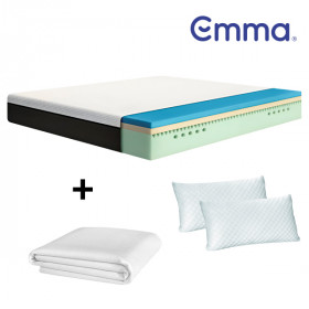 Pack Ahorro Colchón Emma Original Classic + Almohada(s) Viscoelástica(s) + Cubre Colchón 100% Algodón