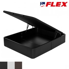Canape Abatible Flex Con Arcon Tapizado Polipiel Y Tapa Transpirable