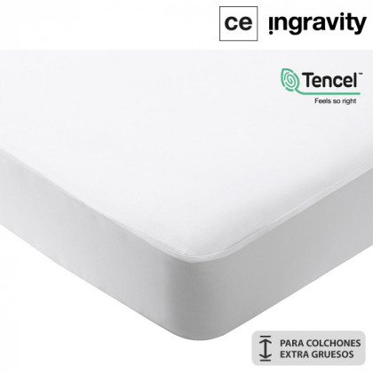 Cubre colchón Tencel Ingravity Transpirable e Impermeable para Colchones Extra Gruesos