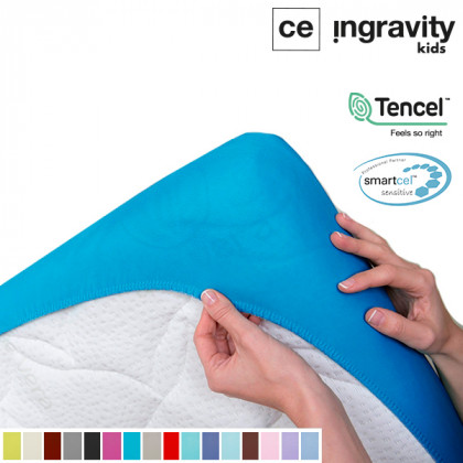 Cubre colchón de cuna impermeable Ingravity Kids transpirable en colores
