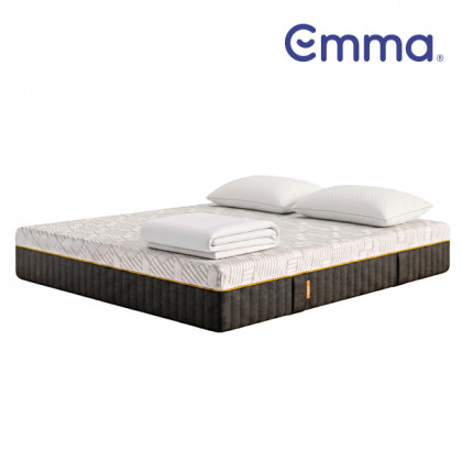 Colchón Emma Elite y Almohadas Viscoelásticas con Cubre Colchón