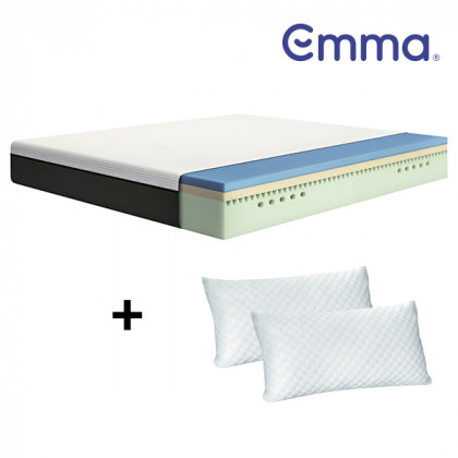 Pack Ahorro de Colchón Emma Original y Almohadas Viscoelasticas