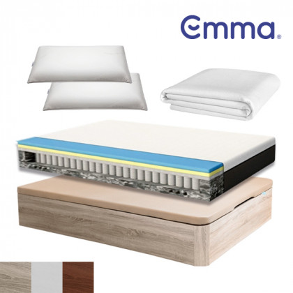 Súper Pack Gran Capacidad con Colchón Emma Hybrid