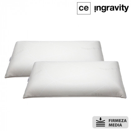 Pack de 2 Almohada Ingravity Visco Gel Medium