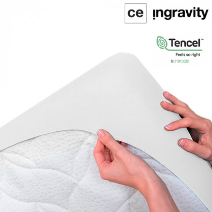 Cubre colchón Tencel Blanco Transpirable e impermeable