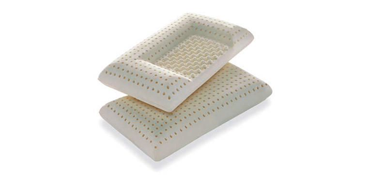 ALMOHADA DE LATEX TRIPLEX PARDO