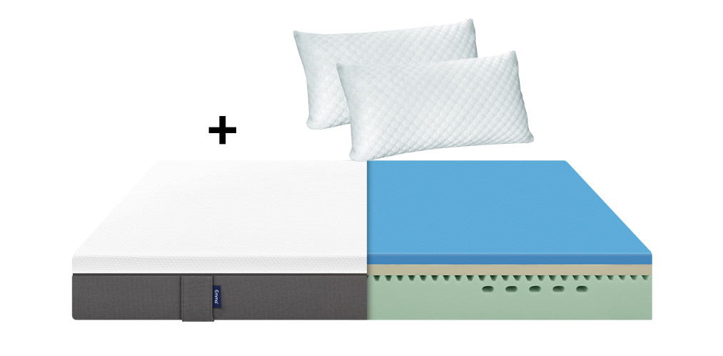 Pack Ahorro de Colchón Emma Original y Almohadas Viscoelasticas