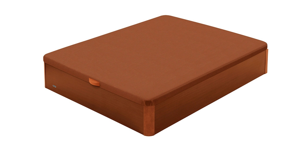 Canape Abatible Flex Madera 19 Tapa Transpirable Color Cerezo Cerrado
