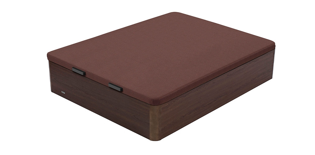Canapé Abatible Flex Madera 25 Tapa Transpirable color wengué