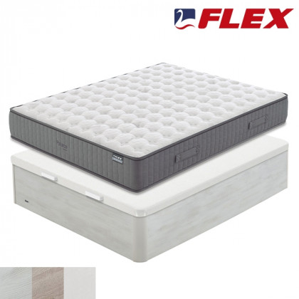 Pack Ahorro de Colchón Flex Palace y Canapé Madera 25