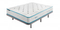 Colchón Ingravity Silver Cool y Base Tapizada Exprés