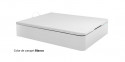 Canapé Madera 32 cm de altura color blanco