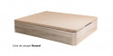 Canapé Madera 32 cm de alturan color natural