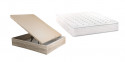 Pack Ahorro de Colchón Silver Plus y Canapé Abatible de Madera