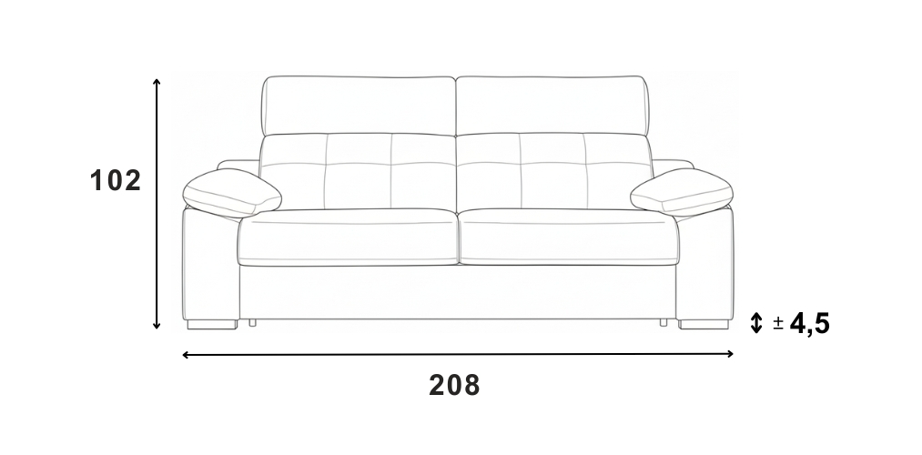 Sofá Cama Mopal Kata