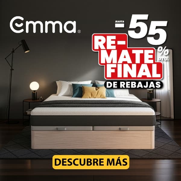 remate final de rebajas en colchones emma