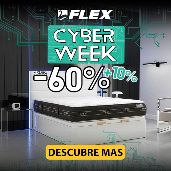 cyber week en colchones flex