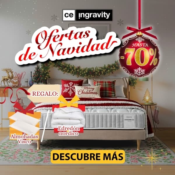 ofertas de navidad en colchones ingravity