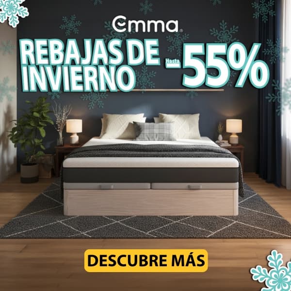 rebajas de invierno en colchones emma