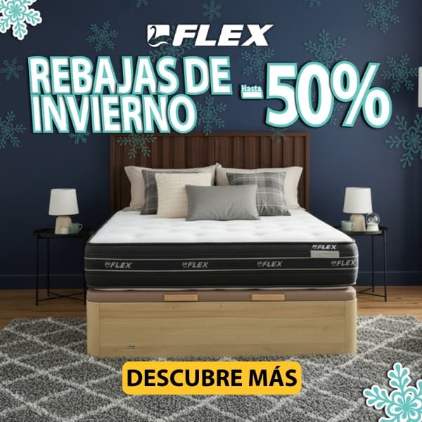rebajas de invierno en colchones flex