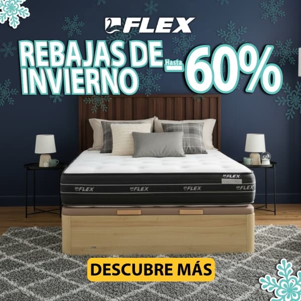 rebajas de invierno en colchones flex