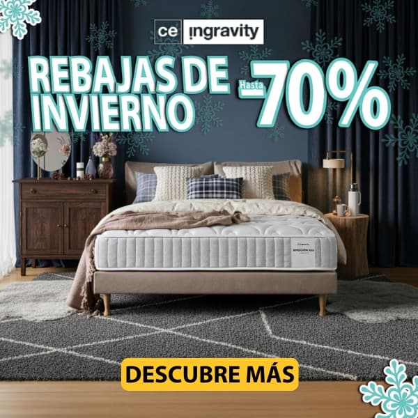rebajas de invierno en colchones ingravity