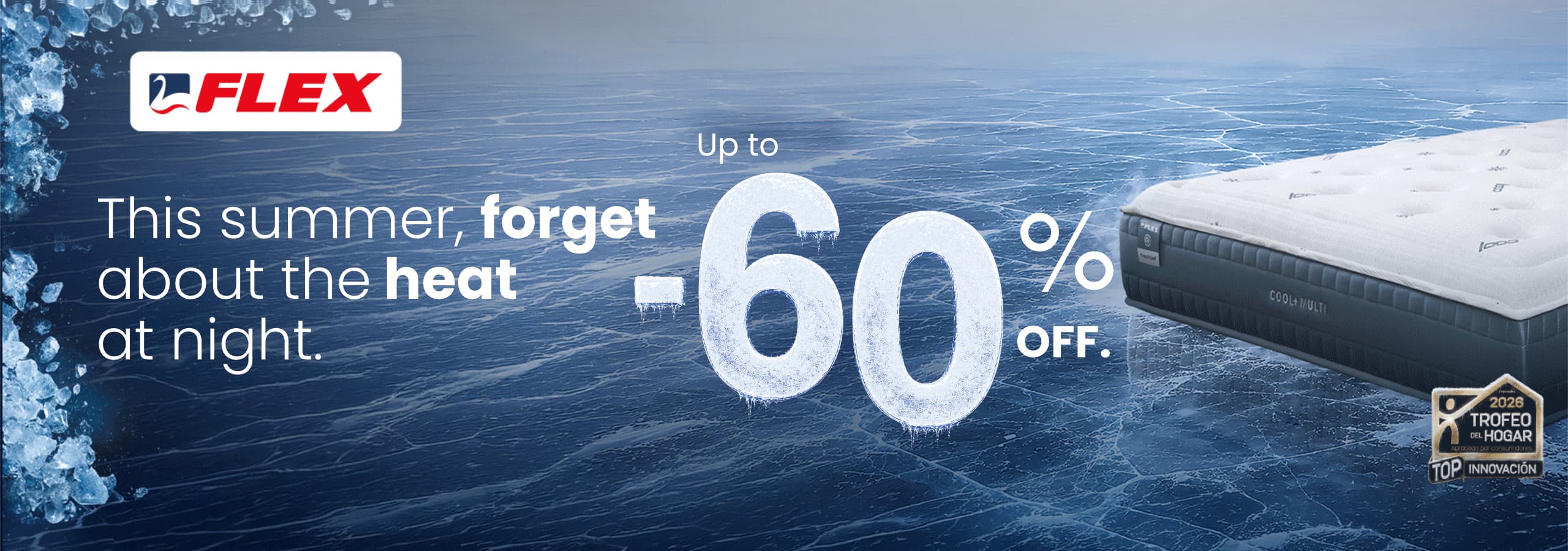 Flex Summer Sales Up to 60% at Colchón Exprés