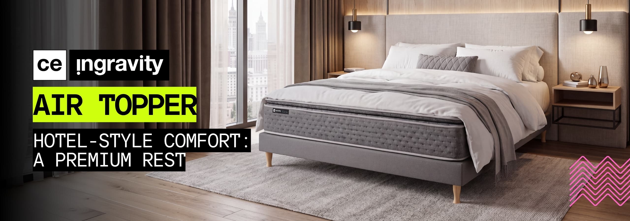 Ingravity Air Topper Hotel Comfort Mattress