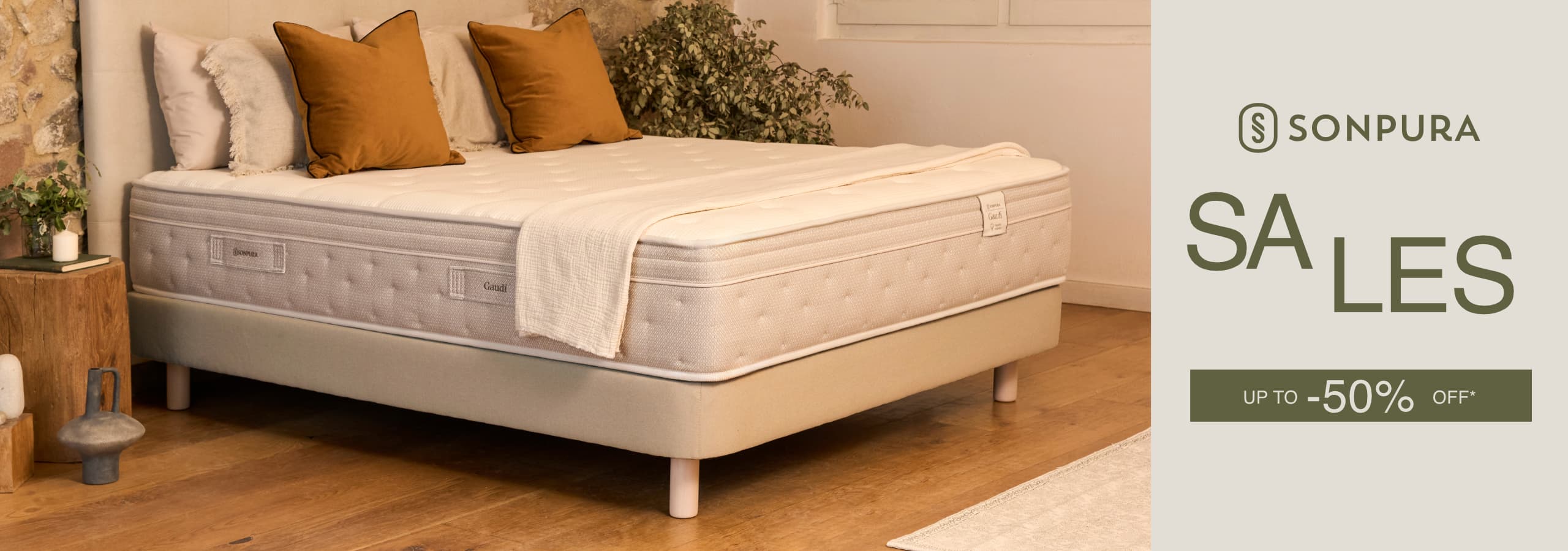 Sonpura Summer Sales Up to 50% at Colchón Exprés