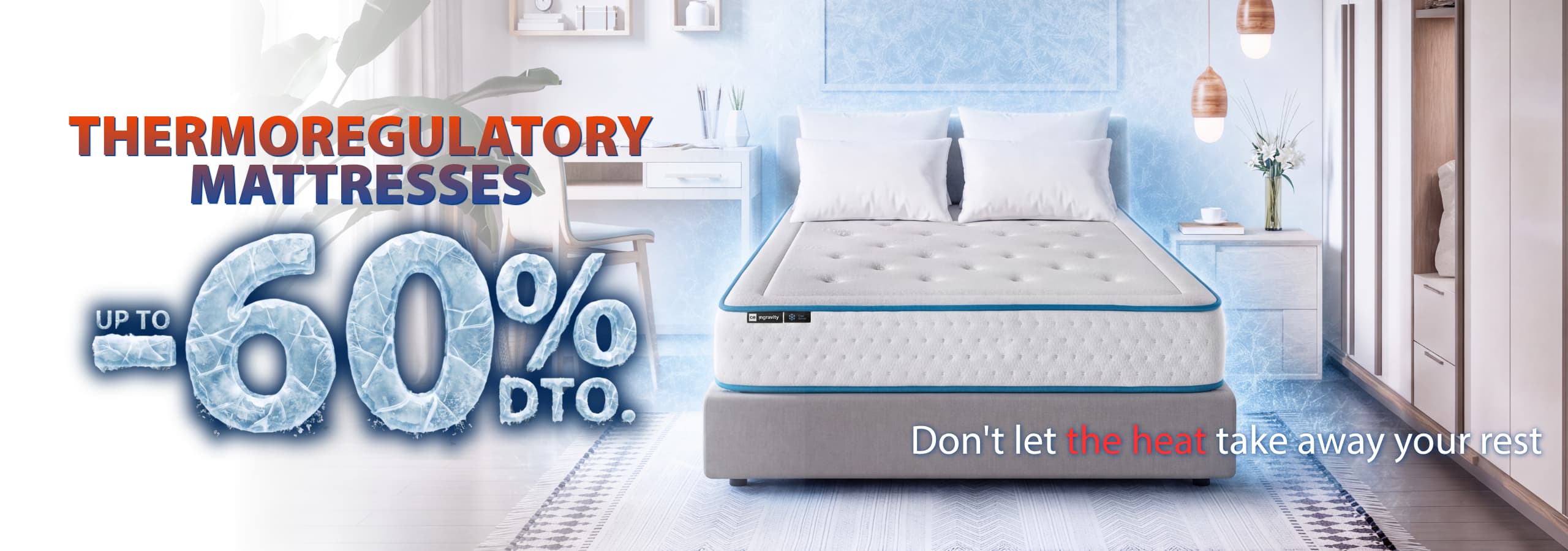 Thermoregulatory Mattress Up to 60% at Colchón Exprés