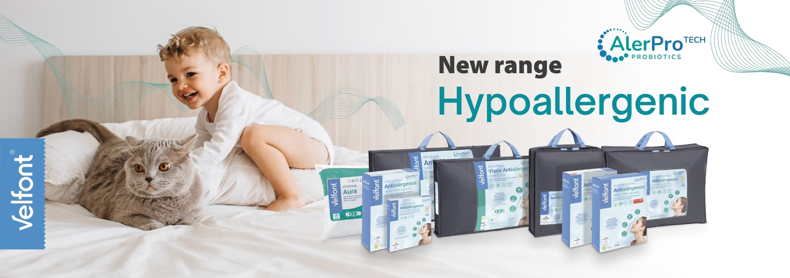 Velfont anti-allergen bedding accessories