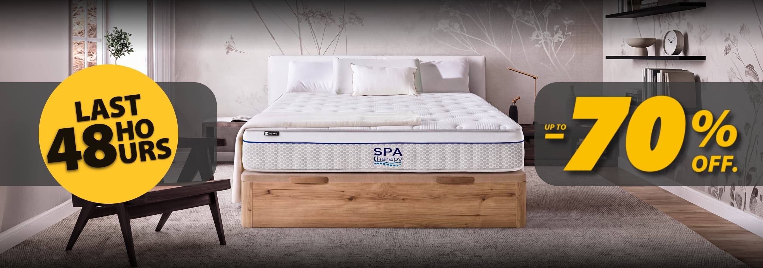 Up to 70% off for 48 hours at Colchón Exprés