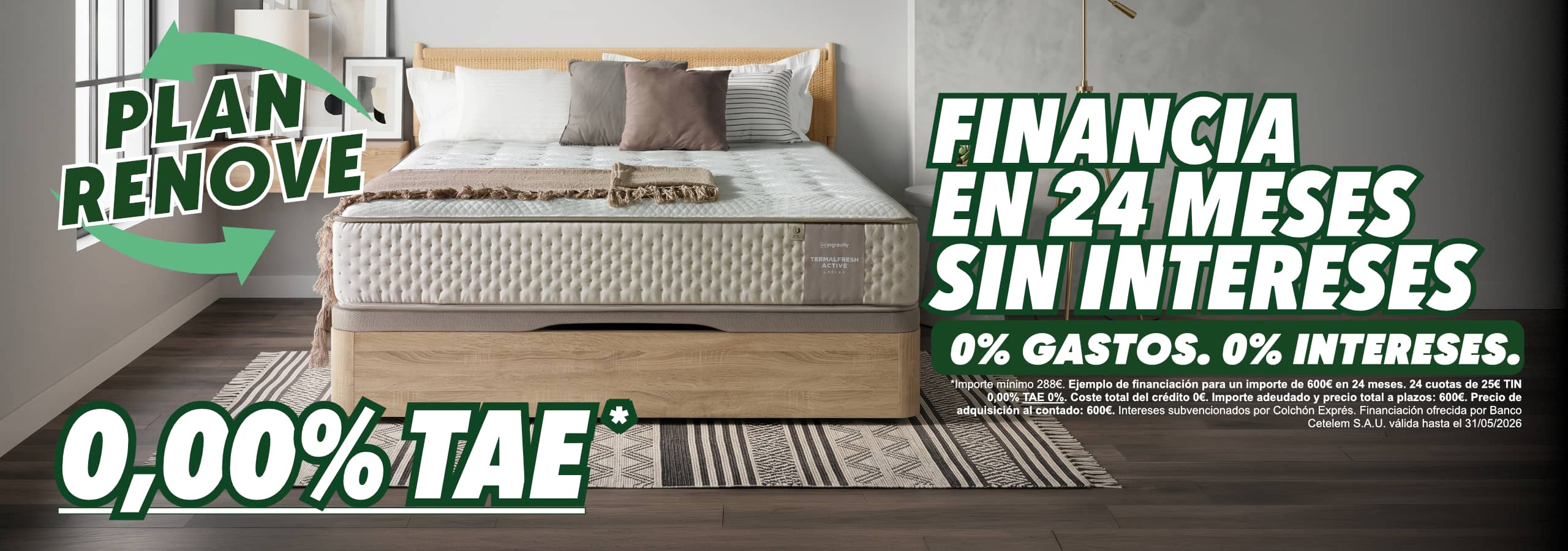 Promoción plan renove financiación hasta 24 meses sin intereses