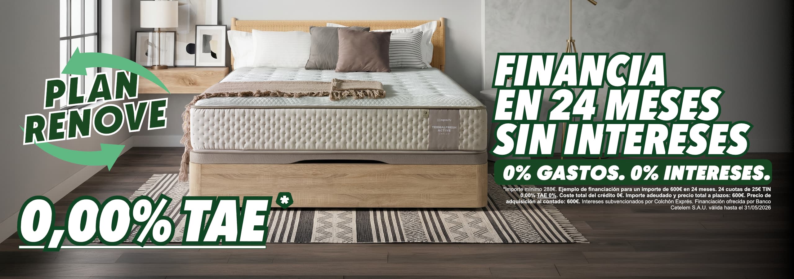 Promoción plan renove financiación hasta 24 meses sin intereses