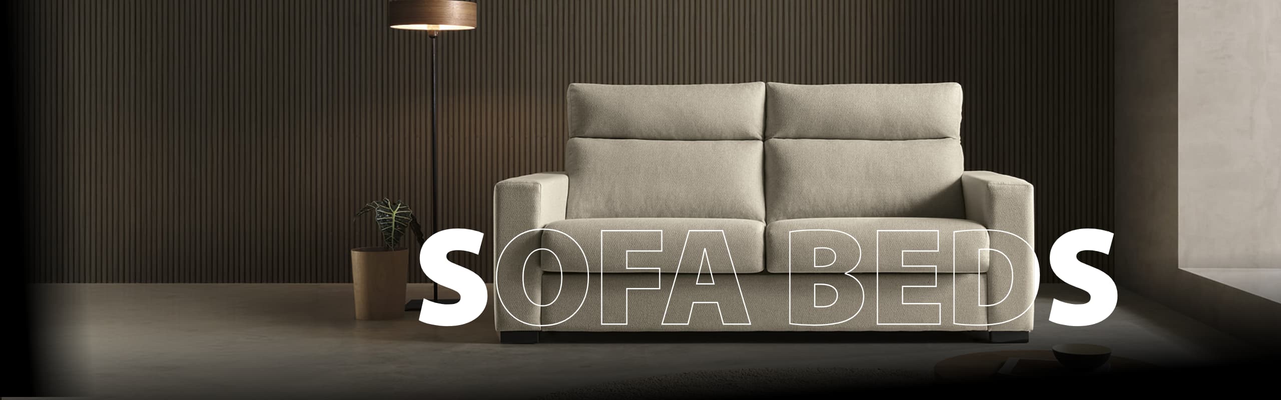 Sofa bed promotion at Colchón Exprés