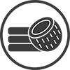 icono capa de fibra de coco