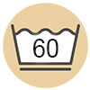 Lavable en lavadora hasta 60 ºC