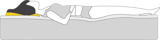 postura dormir boca arriba