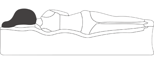 postura al dormir de lado