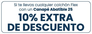 promoción 10% descuenton extra en flex