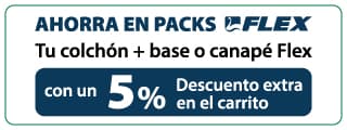 cupon descuento extra en packs de flex
