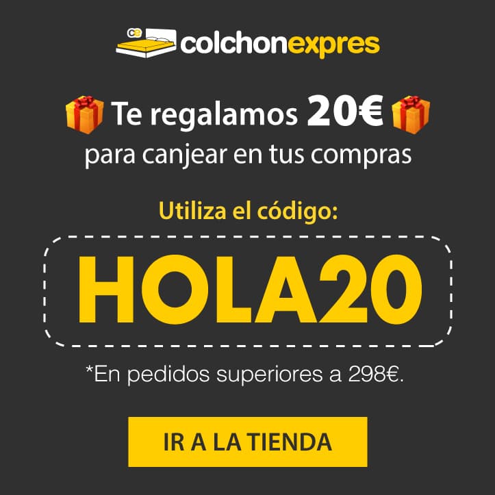 promoción cupón descuento en colchón exprés