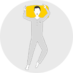 postura al dormir boca arriba